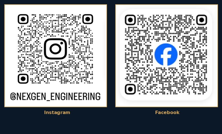 NexGen Engineering — QR Codes for Instagram and Facebook